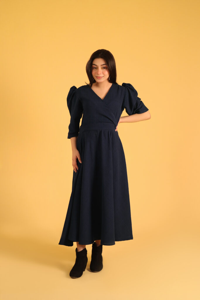 The Indigo Iris Dress