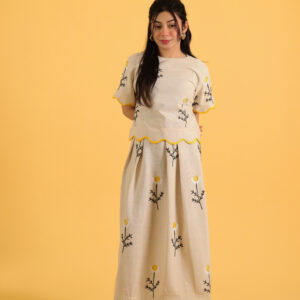 The Chamomile Scallop Skirt